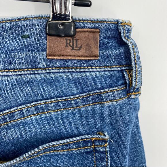 Lauren Ralph Lauren Jeans Modern Straight Curvy Classic Denim 10 - Picture 7 of 9